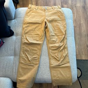 Mens Carhartt relaxed fit double knee pants. Size 30x30